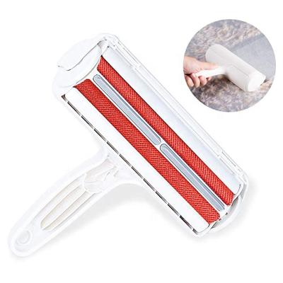 China Best-selling Pet Fur Dog Cat Hair Lint Roller Brush Self-Cleaning Reusable Reusable Hair Remover for sale