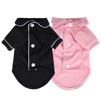 China Sustainable Fashion Pet Coat Apparel Puppy Sleepwear Shirt Pets Pure Color Dog Pajamas Pajamas for sale