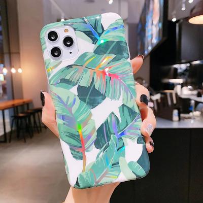 China Free sample high quality designer shockproof with aurora laser flower shockproof phone case for iphone 11 promax 12 for sale