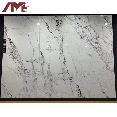 China Modern Home Wall White Polished Agglomerated Wall Stone for sale