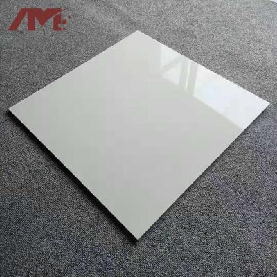 China Rustic Tiles Color Porcelanato Porcelain Floor Tile Pure White Glossy Tile for sale