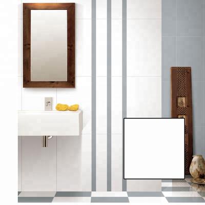 China Traditional Marble Look Color White Non Slip Toilet Floor Tiles 600x600 for sale