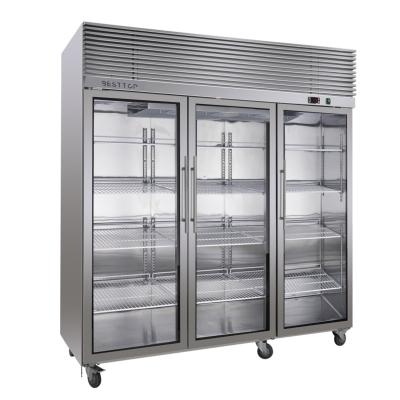 China Single-temperature OEM Freezer 3 Door Freezer Large Capacity Commercial Display Freezer for sale