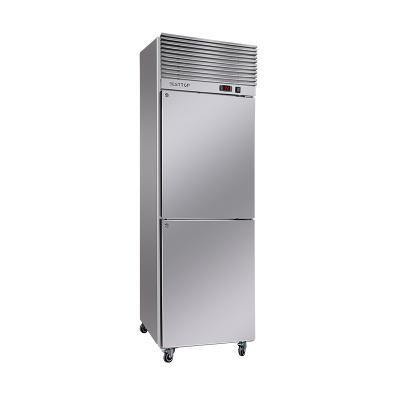 China Single-Temperature Manufacturer Commercial Stainless Steel Refrigertion Double Door Freezer Refrigerator for sale