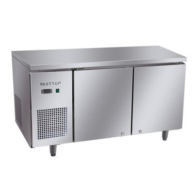 China Double Door Commercial Fridge Refrigerators Single-temperature Commercial Undercounter Undercounter Freezer in Restaurant for sale