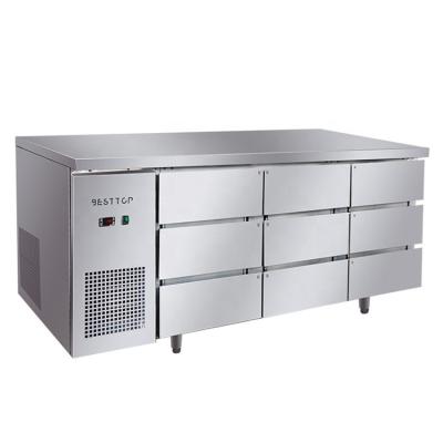 China Hotel Commercial Kitchen Single-temperature Canteen Freezer Freezer Engineering Restaurant Refrigerator for sale