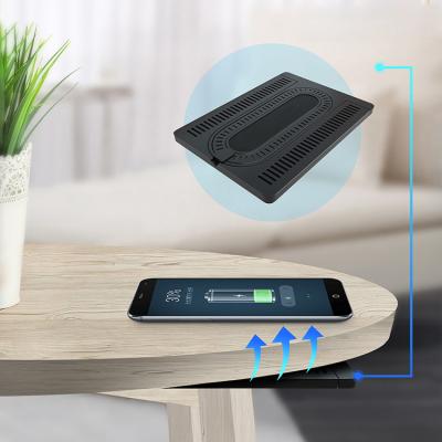 China Cell Phone A Bottom Mount Invisible Wireless Charger Designed For Charging Through Desks Table Tops for sale