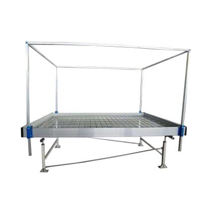 China Greenhouse Seedling Growing NFT Hydroponic Growing Systems Drop And Flow Tray For Planting for sale