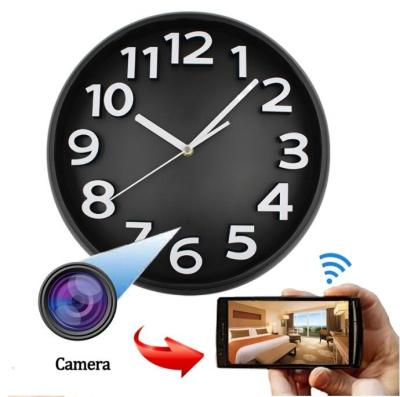 China Vandal proof most popular easy install 1080P IP camera and home hidden wifi camera wall clock for sale