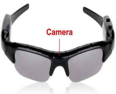 China About 2MP 1280*960 HD Video Sunglasses Monitor Camera Eye Glass Sunglasses Camera for sale