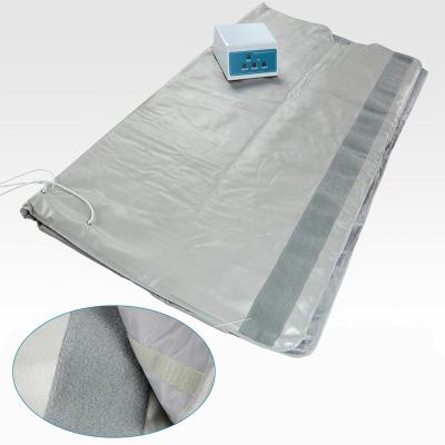 China Skin Tightening 3 Zone Digital Control Fat To Reduce Body To Wrap Detox Fir Sauna Weight Loss Hot Thermal Slimming Portable Far Infrared Blanket for sale