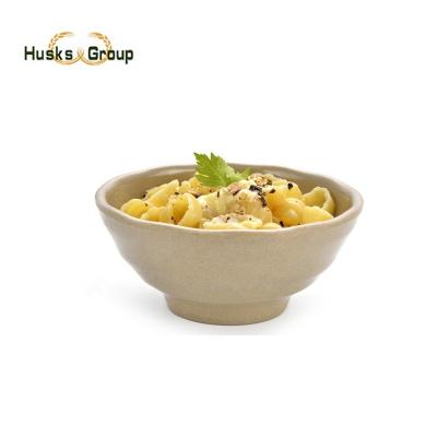 China Eco Friendly Sustainable Bamboo Fiber Salad Rice Rice Fruit Dinner Bowl for sale