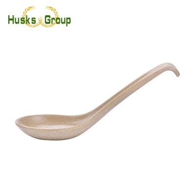 China Sustainable Reasonable Valuation Natural Bamboo Fiber Environmentally Friendly Spoon for sale