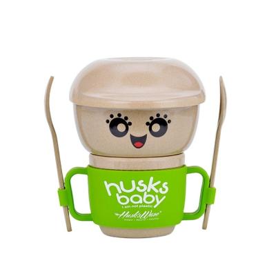 China Healthy Wholesale Baby Meal Set Biodegradable And Eco - Friendly Kids Tableware for sale