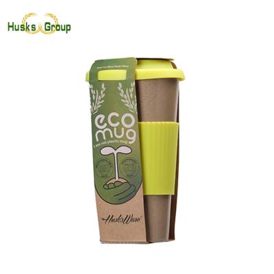 China Fiber Eco Sustainable Biodegradable Bamboo Travel Mug for sale