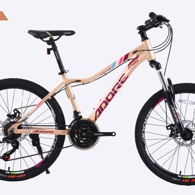 China Steel Mountain Bike 24/26 Inch Bicycle Road Bike 21/24 Speed ​​Bike for sale