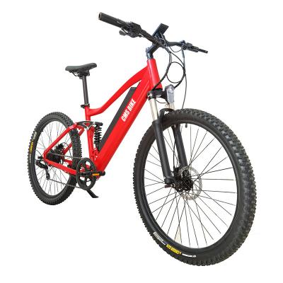 China Aluminum Alloy Shock Absorption Double Electric Bike Soft Tail Mountain Off-Road 27.5 Inch Power Assisted Electric Bike for sale