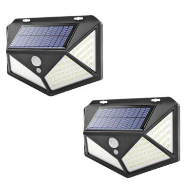 China Outdoor Garden 100W Pattern COB Panel Housing Aluminum Die Casting All In One Switch Led Solar Street Light for sale