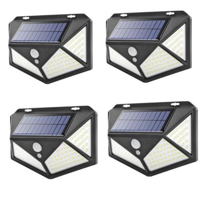 China Outdoor Garden 100W Pattern COB Panel Housing Aluminum Die Casting All In One Switch Led Solar Street Light for sale