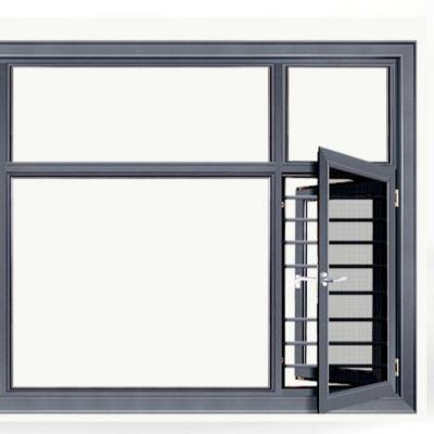 China Magnetic Screen Customized Casement Windows With Mesh Casement Window Prices Philippines Tent Casement Aluminum Window for sale