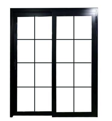 China Anti-theft Floor Aluminum Sliding Glass Doors Kitchen Ceiling Sliding Glass Doors Large Aluminum Sliding Door for sale