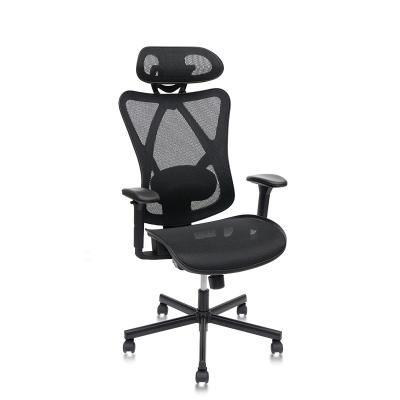 China Factory Supply Adjustable (Height) Comfortable Executive Manager Desk Chair Ergonomic Mesh Office Chair With Height Adjustable Armrest for sale