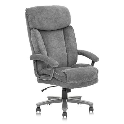 China GOYSUN Big and Tall Boss Silla De Oficina Velvet Swivel Executive Office Chair Director Office Chair (Height) Adjustable for Home Office for sale