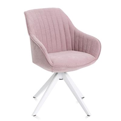 China Comfortable Wholesale Pink Velvet Modern Goysun Leisure Chair Living Room Poltrona Armchair Accent Chair for sale