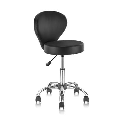 China Goysun Contemporary Wholesale PU Leather Adjustable Swivel Stool Chair Bar Chair With Back Support for sale