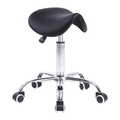 China Goysun Contemporary Wholesale Waist Swivel Saddle Adjustable Leather Barber Salon Chairs Stool for sale