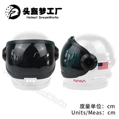 China 2021 New Disassembly Item Novelty Space Helmet Custom Plastic Astronaut Helmet With Openable Sun Visor for sale