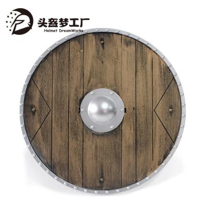 China Antique Wooden Viking Shield Plastic Men's Shield Plastic for sale