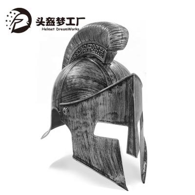 China Disassembly Warrior Roman Helmets Plastic Larpp Spartan Soldier Ancient Medieval Knight Helmet for sale