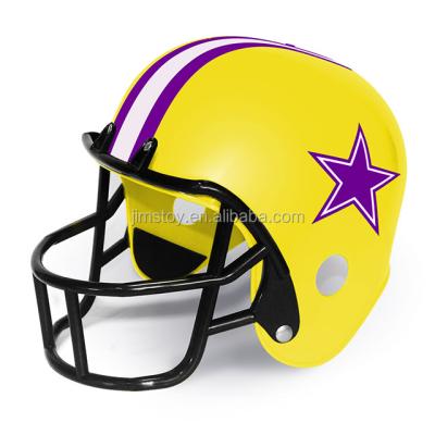 China With Black Cheap Wholesale Hard Plastic American Football Helmet Safety Sponge Yellow Football Helmets for sale