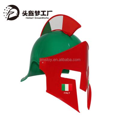 China Flag Sticker Football Fans Helmet Players Toy Hat Italian Flag Hat 30*22*30CM for sale