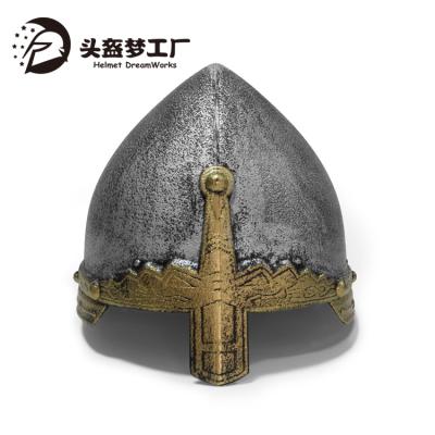 China Crusader Spangenhelm Roman Viking Plastic Hats Medieval Helmet Disassembly Child Knight Costume for sale