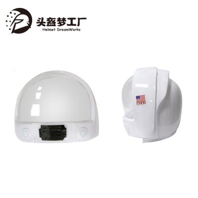 China Picture Party Halloween Hat PVC Space Helmet USA NASA Plastic Adult Astronaut Costume Helmet for sale