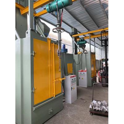 China Aluminum Parts Spinner Hanger Shot Blasting Machine Shot Blasting Polishing Machine Track Shot Blasting Machine for sale