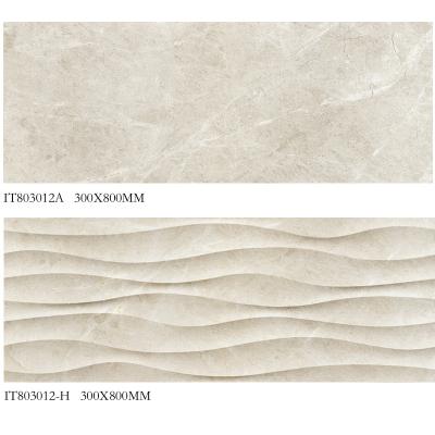 China Modern Rustic Porcelain Tile Tiles 300x800mm Wall And Floor Ceramic Tiles for sale