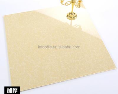 China Pulatic Ceramic Floor Tiles 600X600mm Double Loading Super Glossy Series Vitrified Floor Tiles for sale