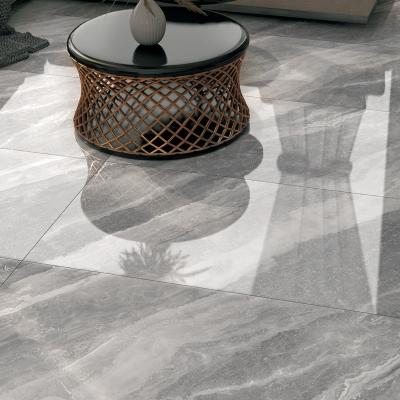 China Large Tiles 750x1500mm Size Marble Design Porcelain Glazed Metallic Floor Flooring Flooring For Villa for sale