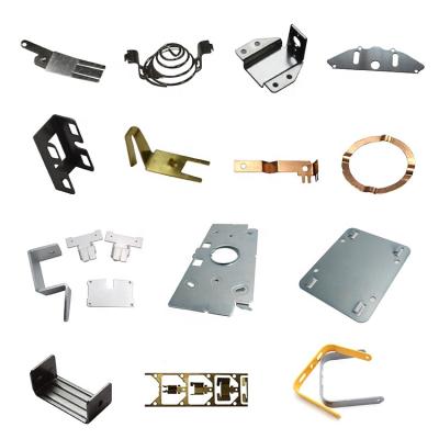 China Industry All Kinds Of Sheet Metal Brackets Made By Aluminum / Mild Steel / Copper Material With Mounting Holes for sale