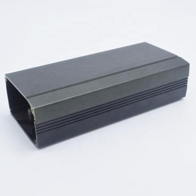 China Industry Profile Black Anodized Aluminum Enclosure Box Custom Size And Shape PCB Box DIY for sale