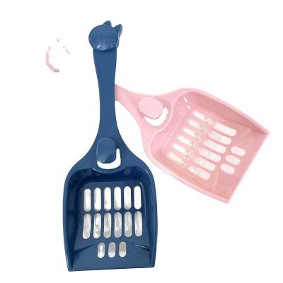 China Cat Litter Cleaning Litter Scooper Cat Litter Accessories Colorful with Hook and Plastic Cat Litter Scooper for sale