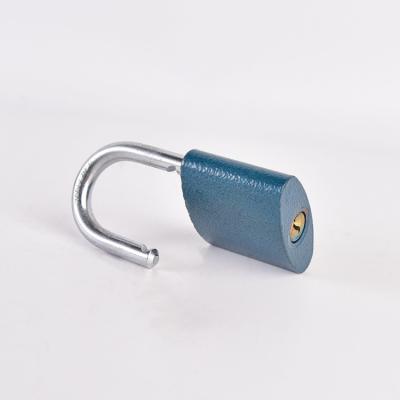 China Custom Durable Service Durable Blue Color Iron Padlock 30mm Cast Iron Padlock for sale