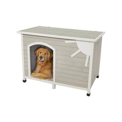 China Wholesale Cheapest Price Home Pet Kennel Windproof Folding Outdoor Wooden Kennel for sale