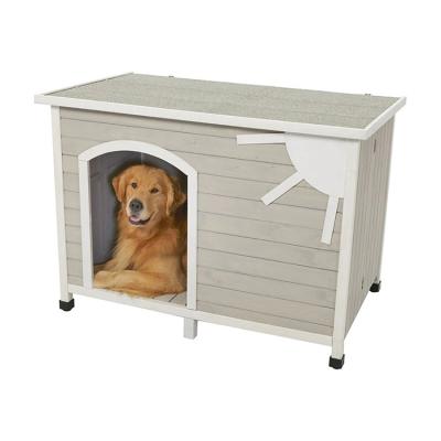 China Modern Windproof Houses For Pets Folding Outdoor Wooden Kennel Indoor Dog Kennel for sale