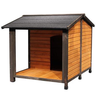 China Windproof Outdoor Wooden Waterproof Dog Cage Comfortable Kennels Pet Supplies Removable for sale