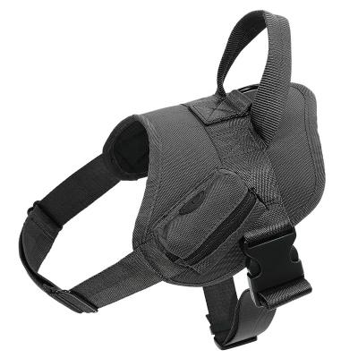 China 2022 New Dog Back Chest Oxford Fabric Viable Tactical Pet Vest Back Vest Tactical Chest for sale