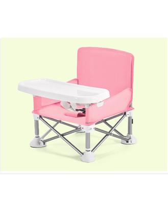 China Contemporary Lightweight Folding Portable Baby Booster Adjustable Dining Chair For Indoor Outdoor Travel for sale